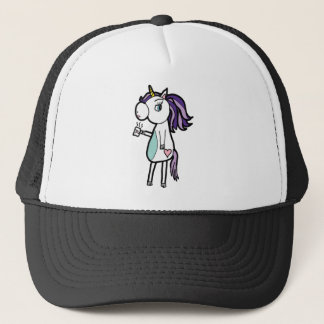 Grumpy Unicorn Trucker Pet