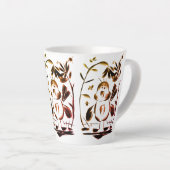 Grumpy vogeltje voor de koffie latte mok (Rechterhoek)