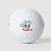 Grumpy Voodoo Bunny Golfballen (Voorkant)