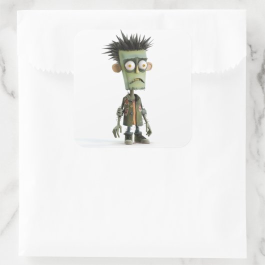 Grumpy Zed - Moody Ghoul Sticker (Tas)