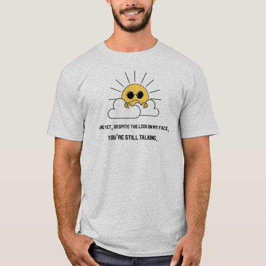 Grumpy zon T-shirt (Voorkant)