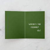 Grumpy Zwarte Kat Grappige Kerstmis Kaart (Binnen)