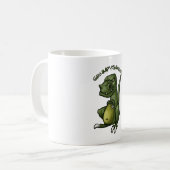 Grumpysaurus dinosaur is een gruwelijke vertoning! koffiemok (Voorkant links)
