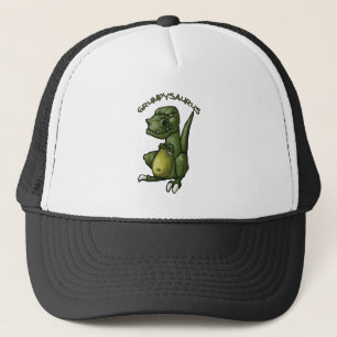 Grumpysaurus dinosaur is een gruwelijke vertoning! trucker pet