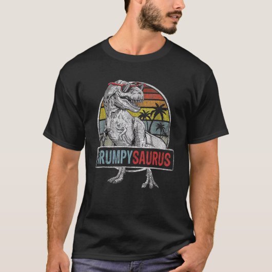 Grumpysaurus Rex Dinosaur Grumpy saurus Familie T-shirt (Voorkant)