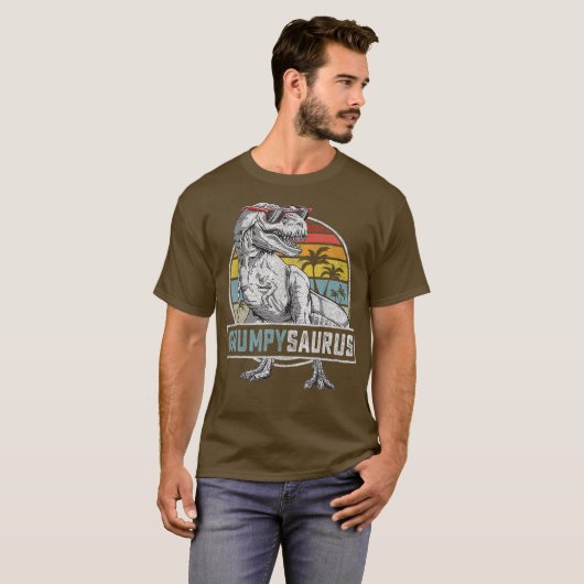 Grumpysaurus T Re Dinosaur Grumpy Saurus Family T-shirt (Voorkant volledig)