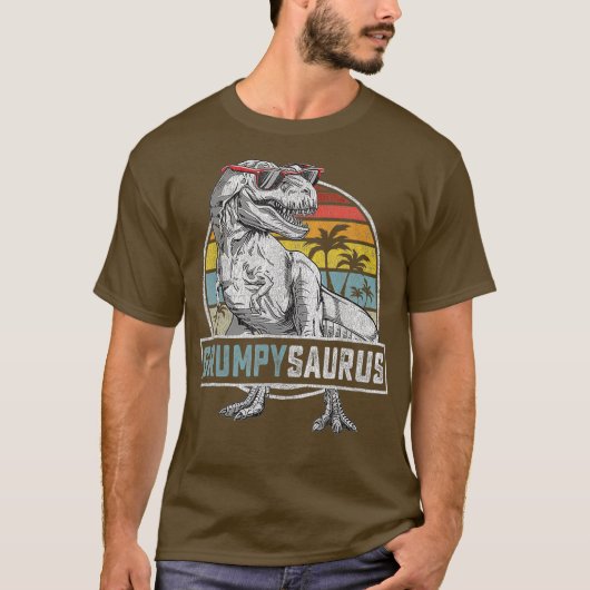 Grumpysaurus T Re Dinosaur Grumpy Saurus Family T-shirt (Voorkant)