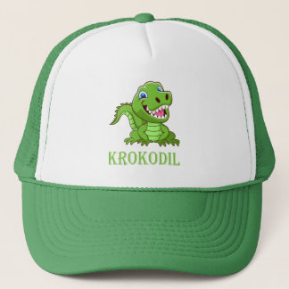 grün Krokodil Trucker Pet