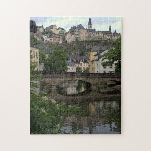 Grund, Luxemburg Legpuzzel (Verticaal)