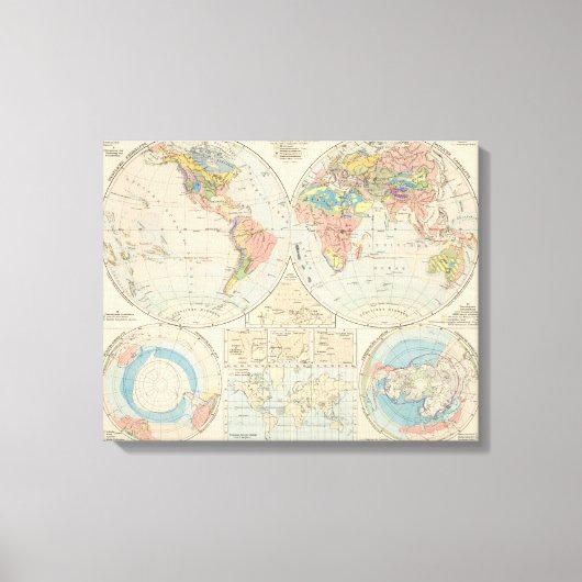 Grund u Boden - Soil Atlas Map Canvas Afdruk (Voorkant)