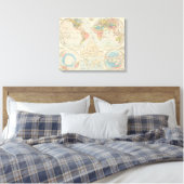 Grund u Boden - Soil Atlas Map Canvas Afdruk (Insitu (Slaapkamer))