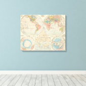Grund u Boden - Soil Atlas Map Canvas Afdruk (Insitu (Houten vloer))
