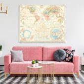 Grund u Boden - Soil Atlas Map Canvas Afdruk (Insitu (Woonkamer))