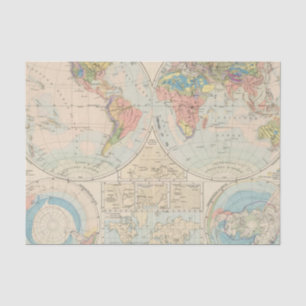Grund u Boden - Soil Atlas Map Tissuepapier