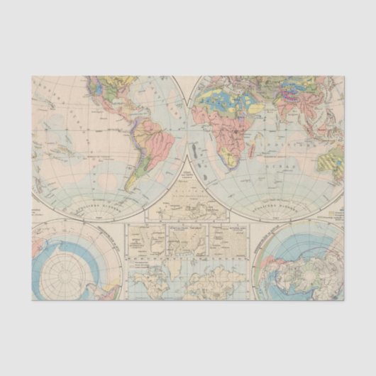 Grund u Boden - Soil Atlas Map Tissuepapier (Voorkant)