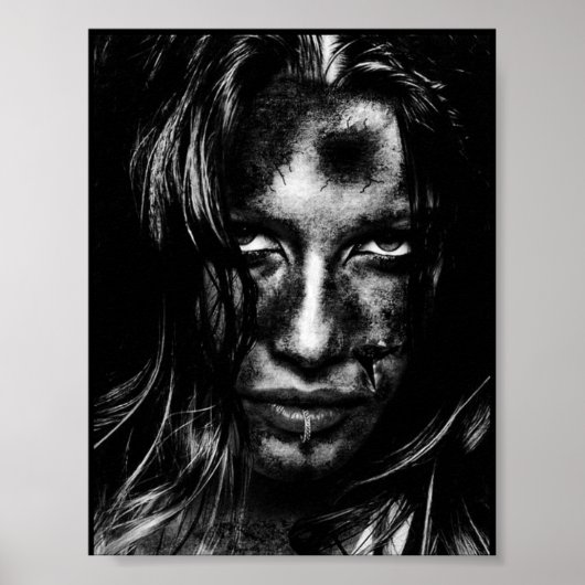 Grundge Girl Poster (Voorkant)