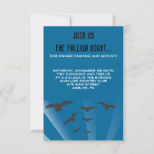 GRUNDGE TREE MET BIRDS Bar Bat Mitzvah Party Kaart (Voorkant)