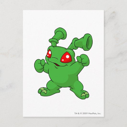 Grundo Green Briefkaart (Voorkant)