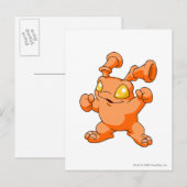 Grundo Oranje Briefkaart (Voorkant / Achterkant)