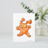 Grundo Oranje Briefkaart (Staand voorkant)