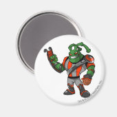 Grundo Virtupets Space Station Player Magneet (Voorkant / Achterkant)