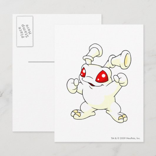 Grundo White Briefkaart (Voorkant / Achterkant)