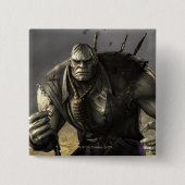 Grundy Vierkante Button 5,1 Cm (Voorkant)