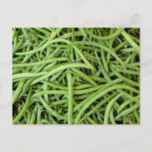 grüne Bohnen Briefkaart (Voorkant)