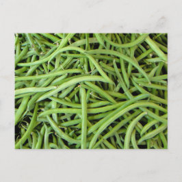 grüne Bohnen Briefkaart