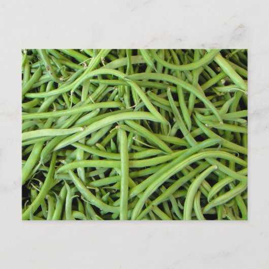 grüne Bohnen Briefkaart (Voorkant)