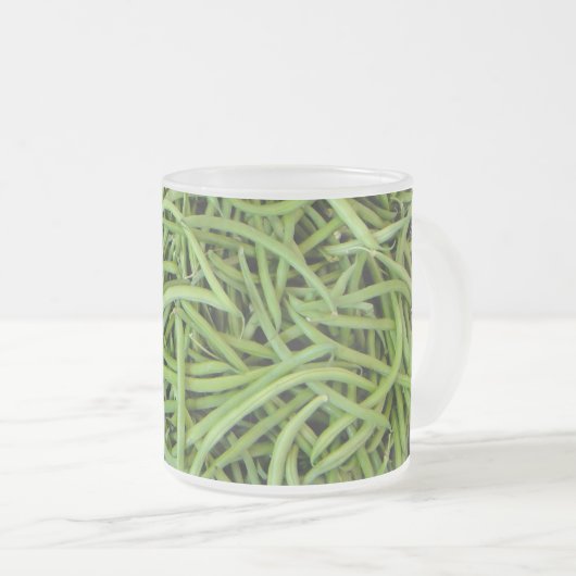 Grüne Bohnen Matglas Koffiemok (Voorkant rechts)