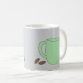 Grüne Kaffeetasse Koffiemok (Voorkant rechts)