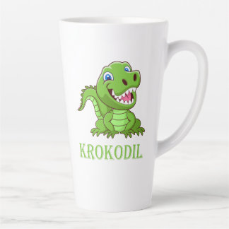 grüne Krokodil Latte Mok