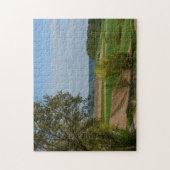 Grüne Landschaft Legpuzzel (Verticaal)