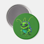 Grüne Monster-Grille -  Magneet (Voorkant / Achterkant)