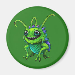 Grüne Monster-Grille -  Magneet