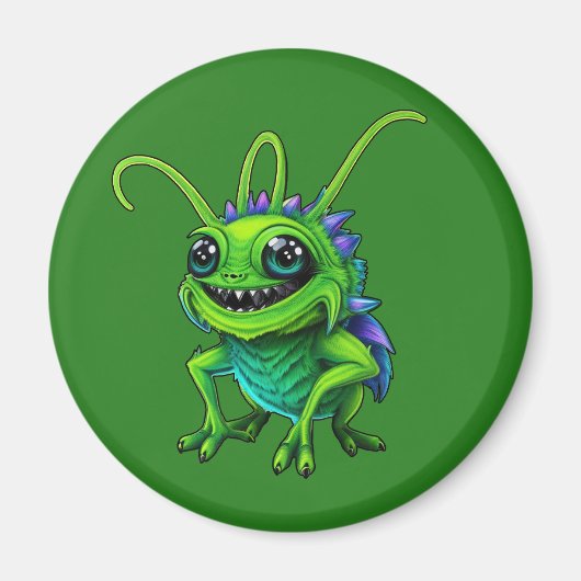 Grüne Monster-Grille -  Magneet (Voorkant)