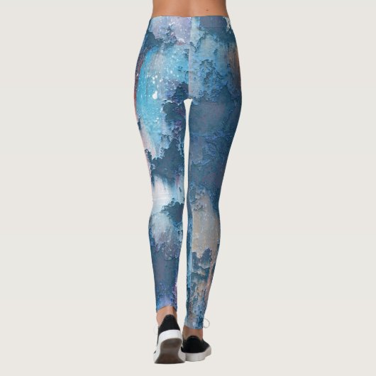 Grune patina,  rustic leggings (Achterkant)