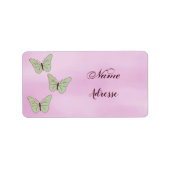 Grüne Schmetterlinge, Etiket (Voorkant)