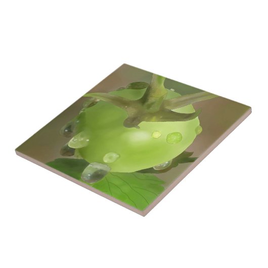 Grüne Tomaten Tegeltje (Zijkant)