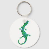 Grüner Gecko ArtDeco Sleutelhanger (Voorkant)