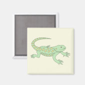 Grüner Leguan Magneet (Voorkant / Achterkant)