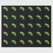 Grüner Leopardgecko Cadeaupapier (Vlak)