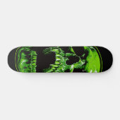 Grüner Vampirschädel Persoonlijk Skateboard (Horizontaal)