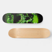 Grüner Vampirschädel Persoonlijk Skateboard (Horizontaal)