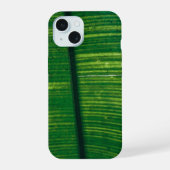 Grünes Blatt mit Details aus Costa Rica iPhone 15 Case (Achterkant)