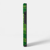 Grünes Blatt mit Details aus Costa Rica iPhone Hoesje (Linkerkant)