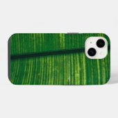Grünes Blatt mit Details aus Costa Rica iPhone Hoesje (Achterkant horizontaal)