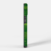 Grünes Blatt mit Details aus Costa Rica iPhone Hoesje (Rechterkant)