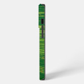 Grünes Blatt mit Details aus Costa Rica iPhone Hoesje (Linkerkant)